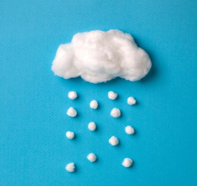 cotton rain cloud