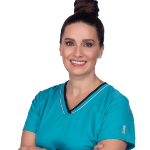 Purple Lines Modern Tech Company Team Flyer